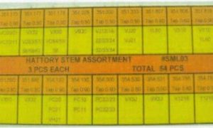 ASSORTIMENTO 54 TIGES PER I PIÙ COMUNI CALIBRI SEIKO-HATTORY - SML03