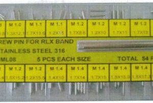 ASSORTIMENTO 50 VITI IN ACCIAIO PER BRACCIALI RLX - SML08