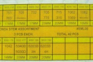 ASSORTIMENTO 42 TIGES PER I PIÙ COMUNI CALIBRI RONDA - SML09